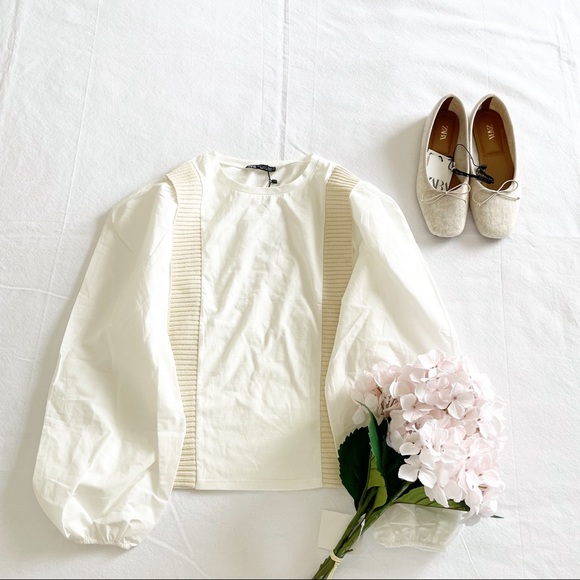 NWT 🌟Zara Combination Top - Picture 3 of 8